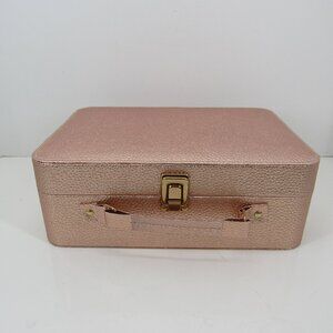 Beauty Runway 61 Piece Cosmetic Make Up Set Pink Sparkle Case New Sealed